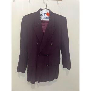 Vintage jones New York country purple doubts breast wool blazer jacket size 6